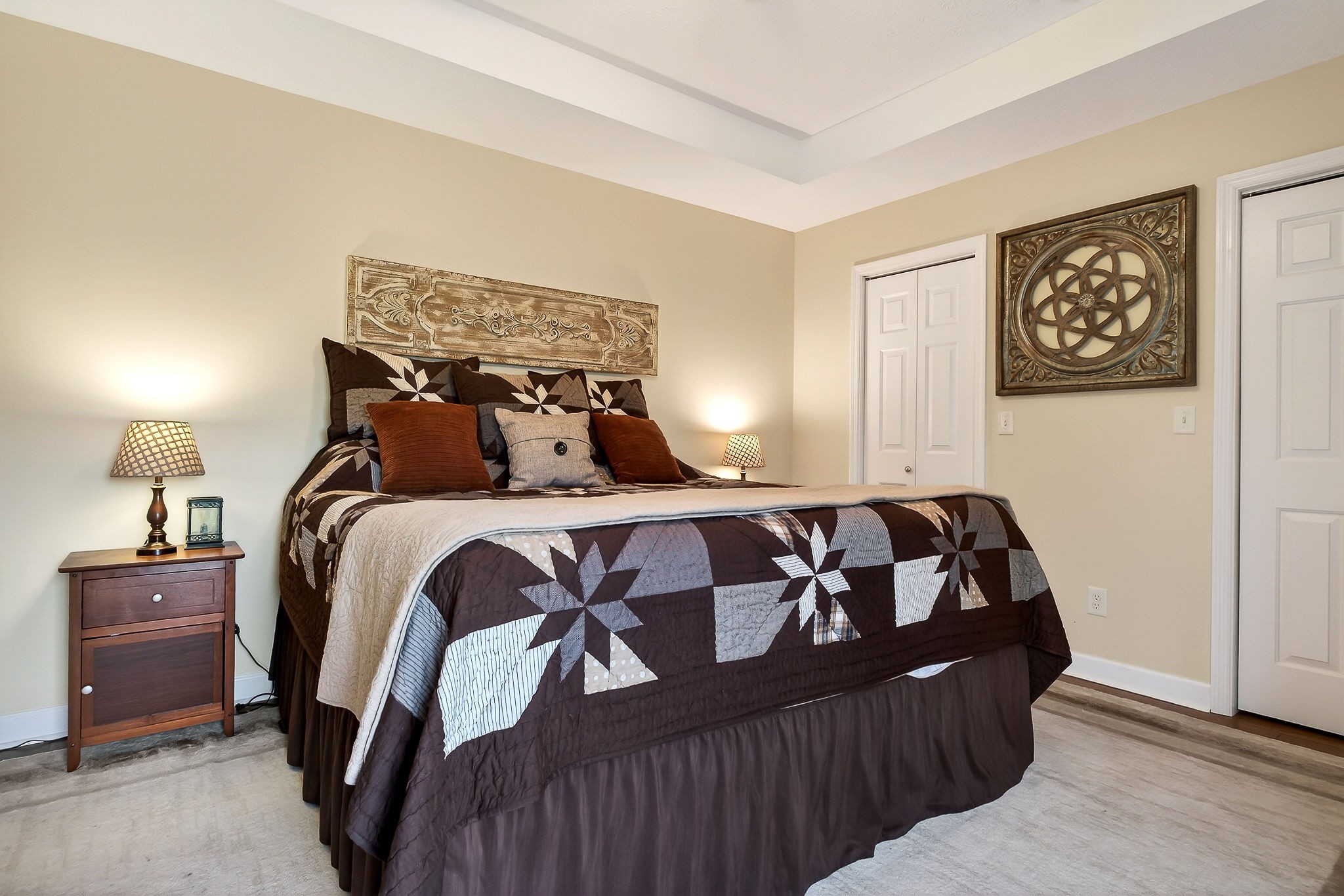 1445 Tom Grissom Road Morrison, TN 37357 - Photo 10 of 42 a bedroom with a bed and wooden floor