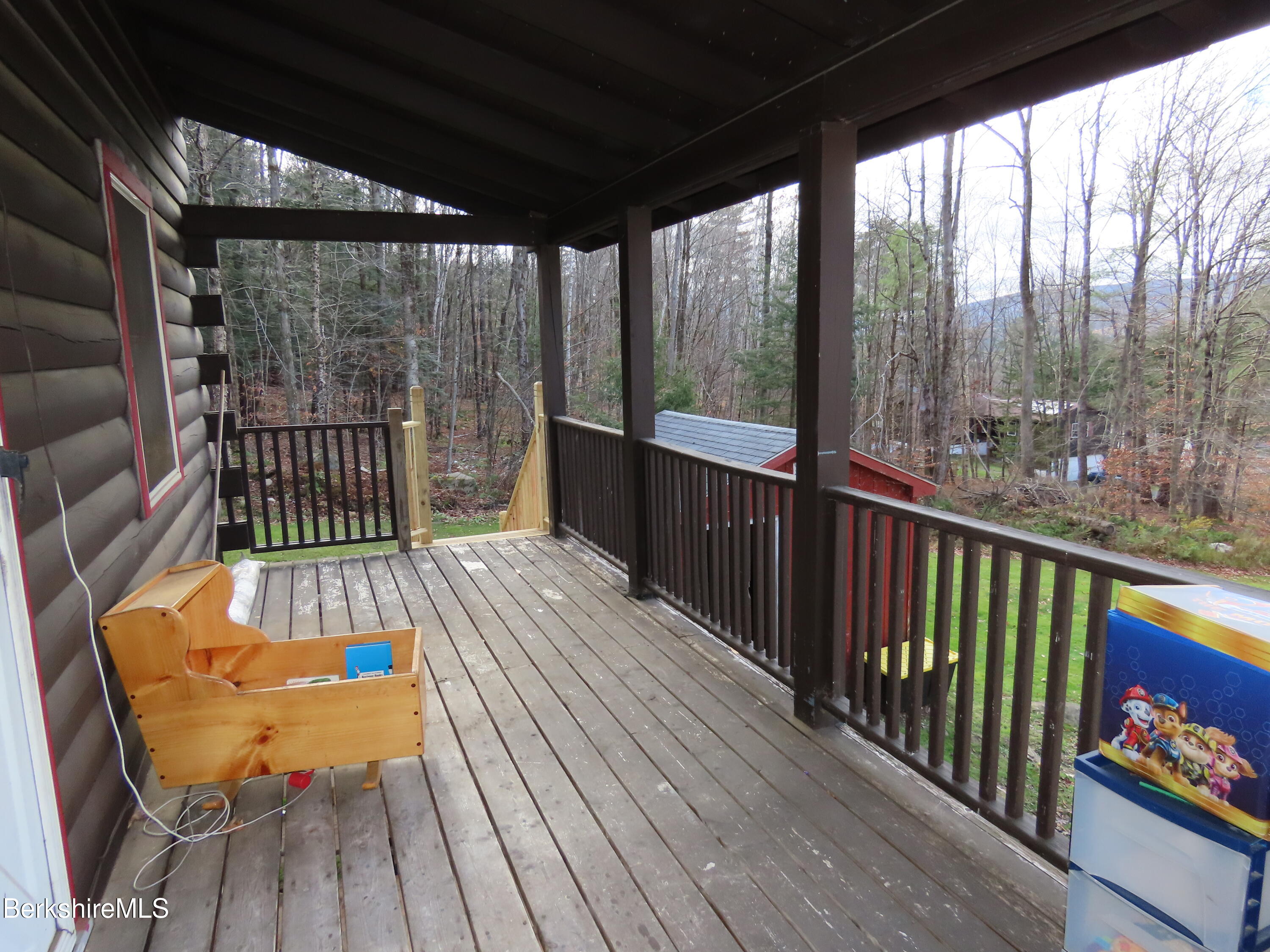 864 E Road Stamford, VT 05352 - Photo 28 of 33 a view of outdoor space with deck and furniture