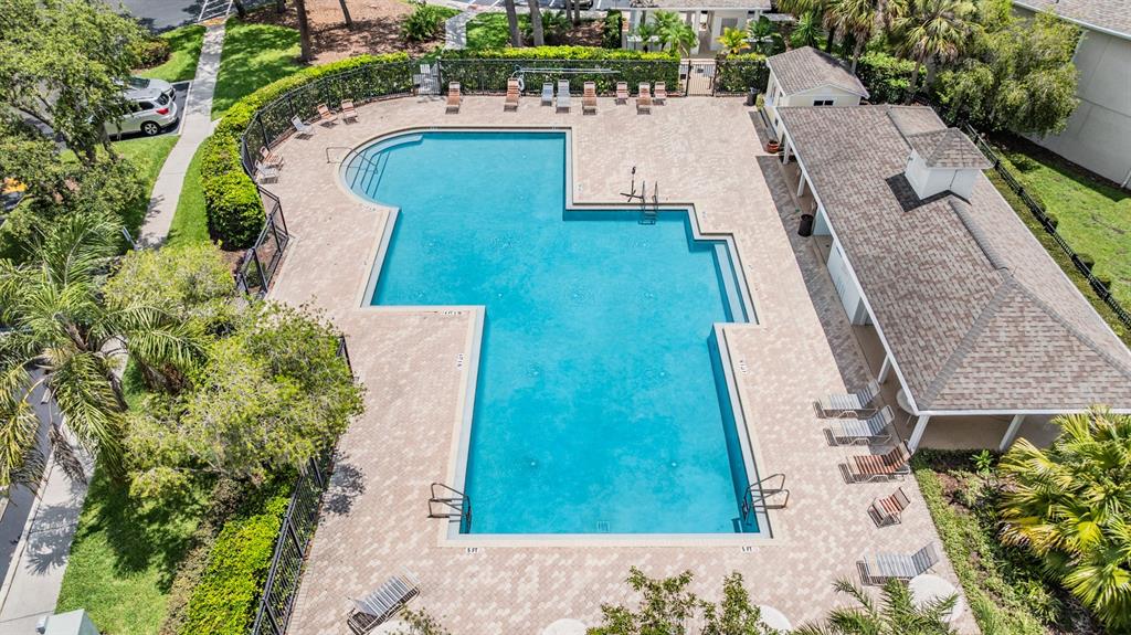 5886 Fishhawk Ridge Drive Lithia, FL 33547 - Photo 28 of 37 an aerial view of a house with a garden