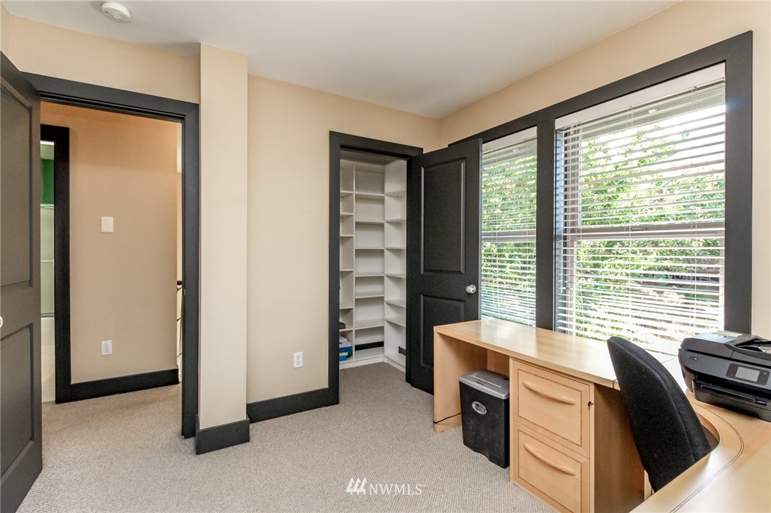 1203 South 3rd Street Renton, WA 98057 - Photo 23 of 40 a view of workspace with furniture and window