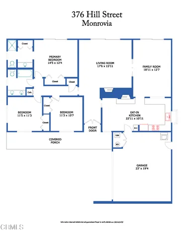 $1,349,000 | 376 Hill Street, Monrovia, CA 91016