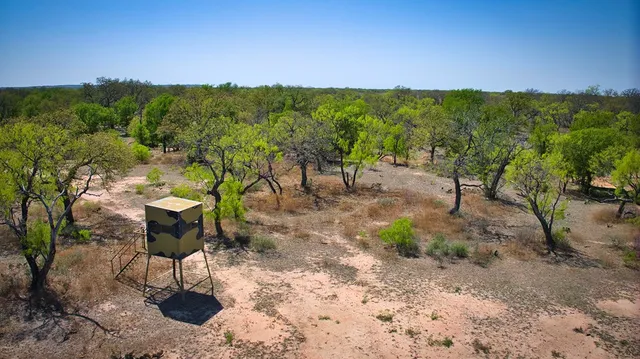 a aerial view of a house with outdoor space