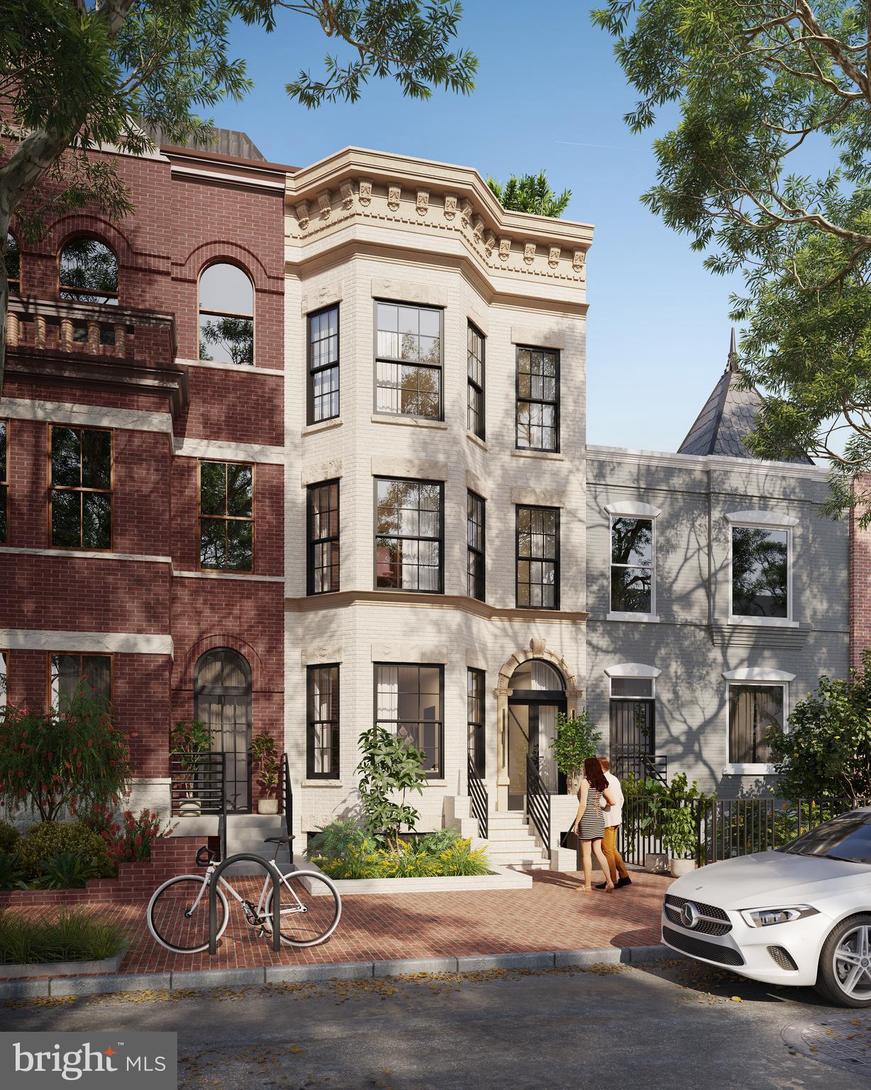 1827 S Street Northwest, Unit 2 Washington, DC 20009 - Photo 2 of 5 a front view of a building with street view