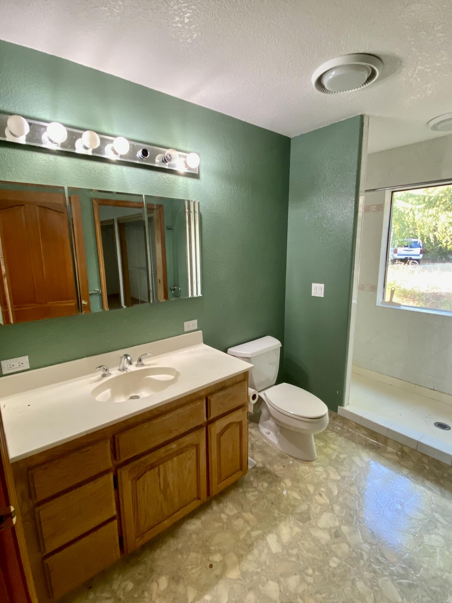 30503 Terry Mill Road Montgomery Creek, CA 96065 - Photo 29 of 75 a bathroom with a sink and a mirror