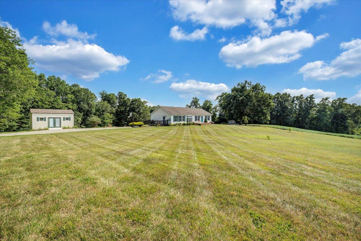 988 Timber Line Road Ferrum, VA 24088 - Photo 25 of 34 a view of a house with a yard