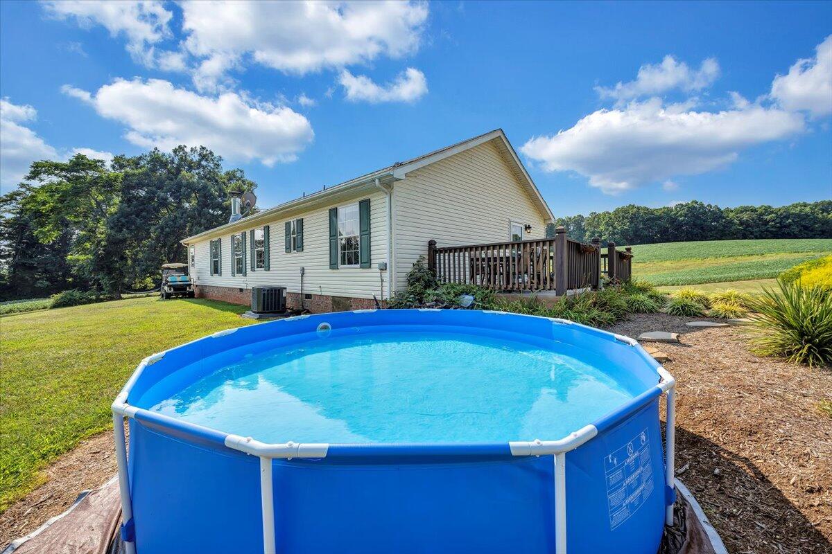 988 Timber Line Road Ferrum, VA 24088 - Photo 30 of 34 a view of a house with pool and chairs