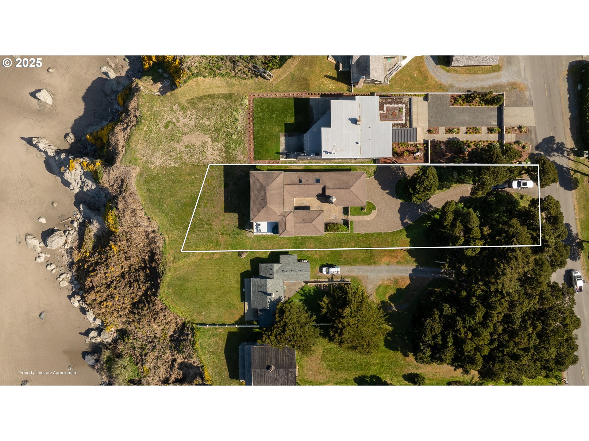 1950 Beach Loop Road Bandon, OR 97411 - Photo 16 of 45 a bathroom with a sink and mirror