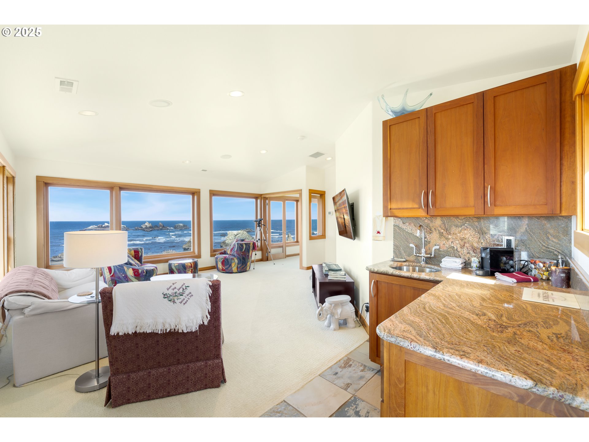 1950 Beach Loop Road Bandon, OR 97411 - Photo 30 of 45 a living room with furniture and a large window