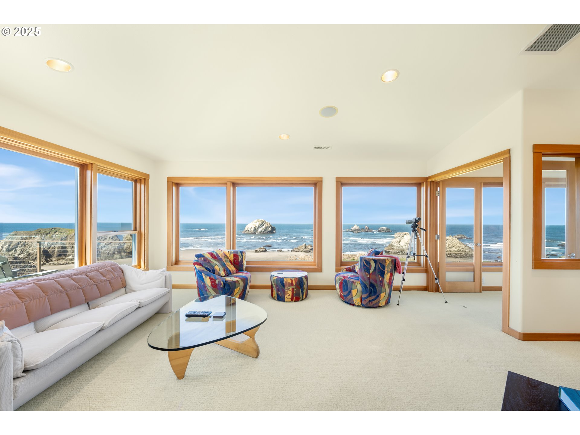 1950 Beach Loop Road Bandon, OR 97411 - Photo 32 of 45 a living room with furniture and floor to ceiling window