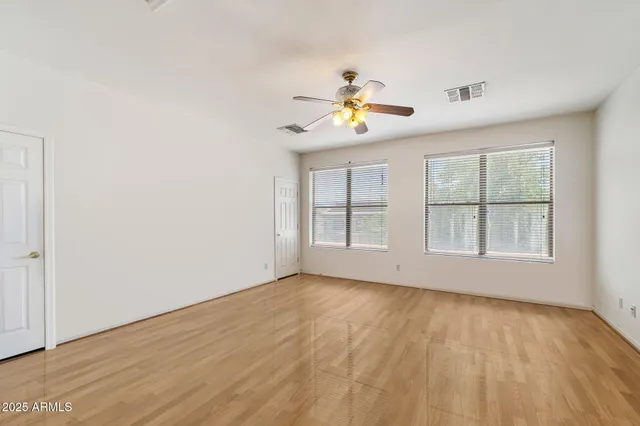 a view of a wooden fence