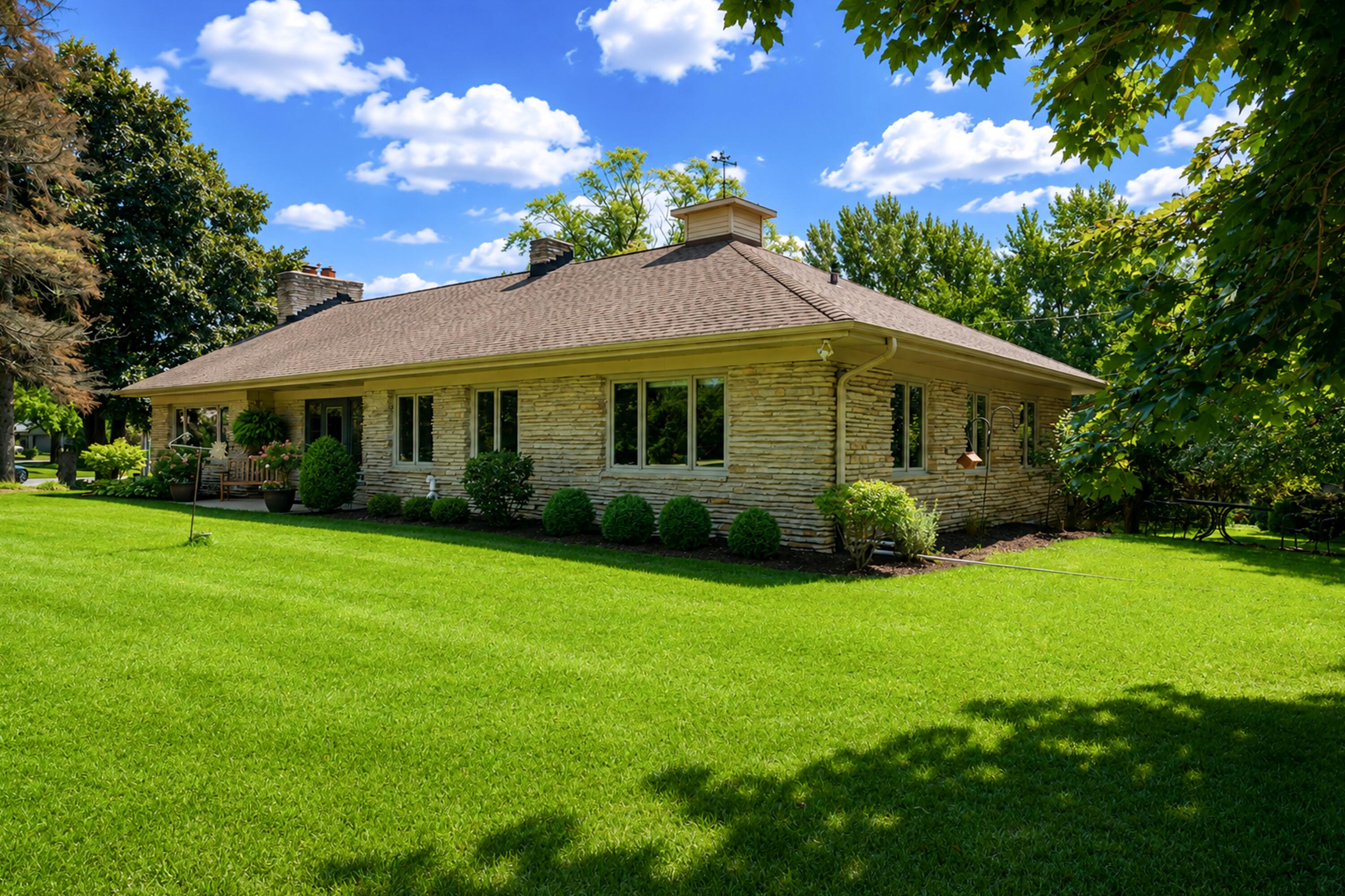 111 West Daphne Road Glendale, WI 53217 - Photo 42 of 45 Generously sized yard w/ beautifully manicured landscaping!