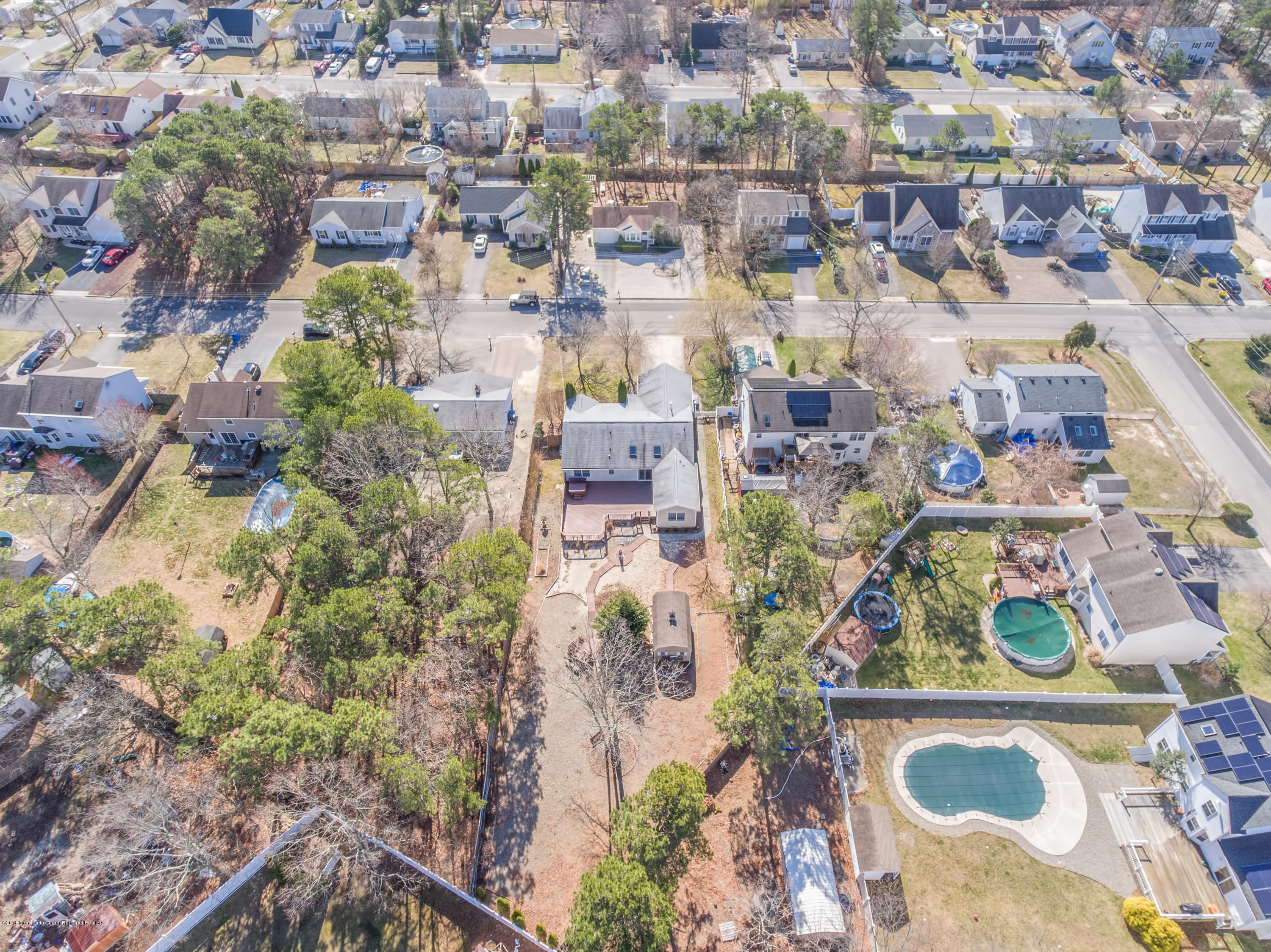 124 Marlin Road Manahawkin, NJ 08050 - Photo 26 of 34 an aerial view of residential house with parking space