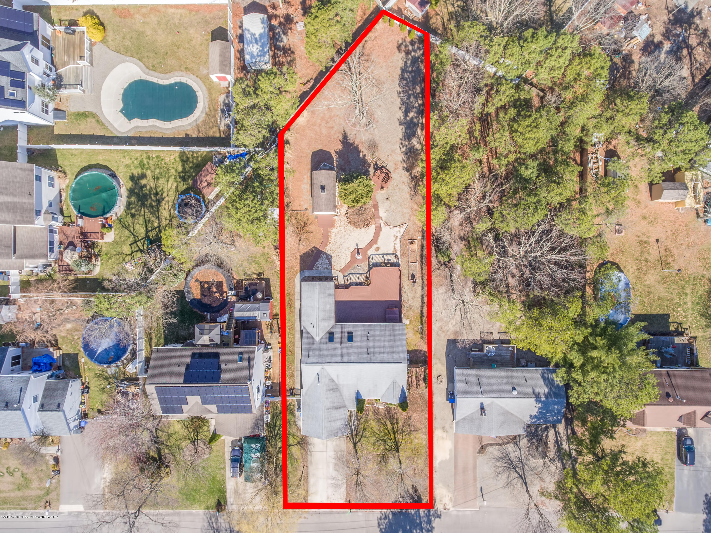 124 Marlin Road Manahawkin, NJ 08050 - Photo 33 of 34 an aerial view of a house