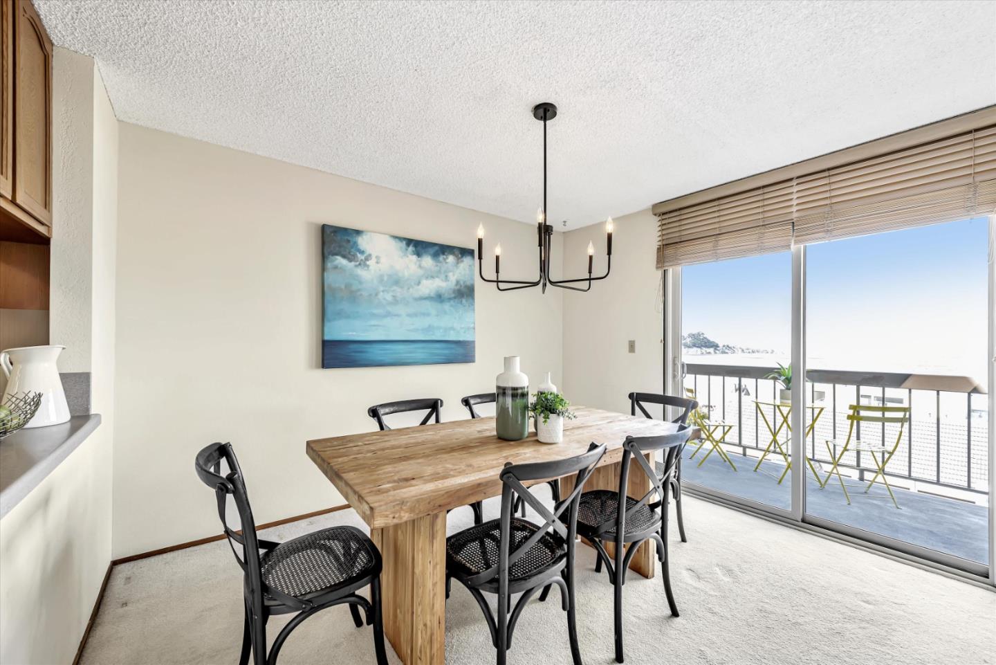 459 Roberts Road Pacifica, CA 94044 - Photo 14 of 50 a view of a dining room with furniture window and outside view
