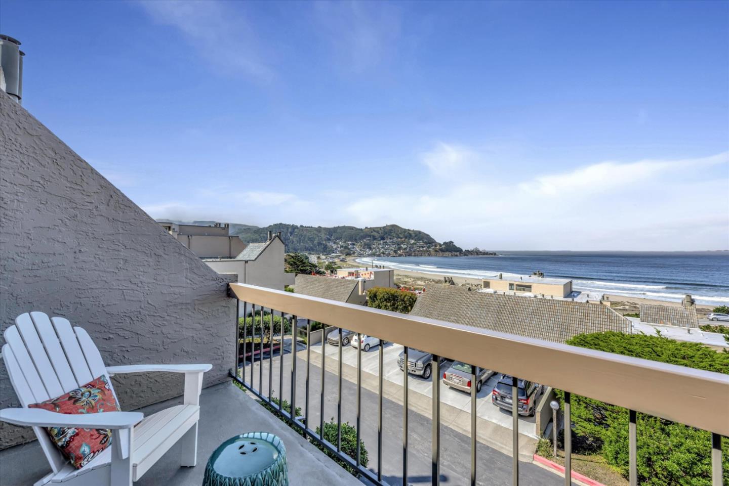 459 Roberts Road Pacifica, CA 94044 - Photo 7 of 50 a balcony with wooden floor
