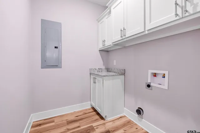 a view of a closet area