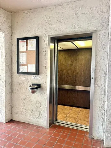 a view of a door of the house