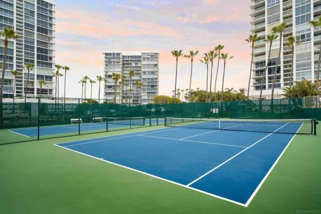 a view of a tennis court