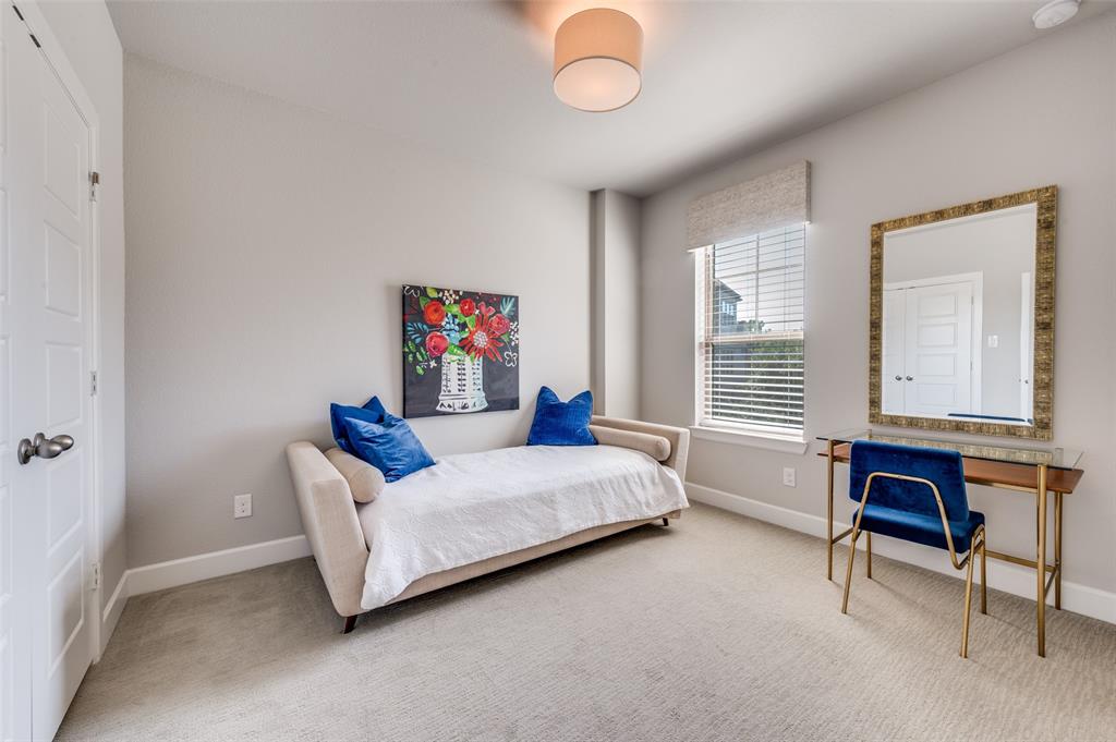 7153 Copperleaf Drive Dallas, TX 75231 - Photo 15 of 26 Carpeted bedroom featuring baseboards