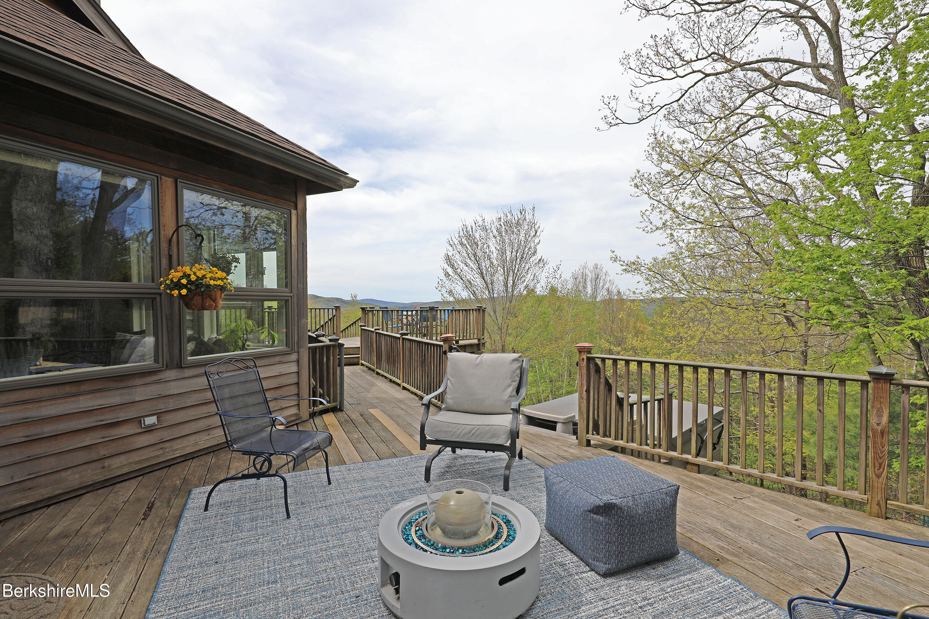 126 Temple Road New Lebanon, NY 12125 - Photo 19 of 37 a view of a roof deck with furniture