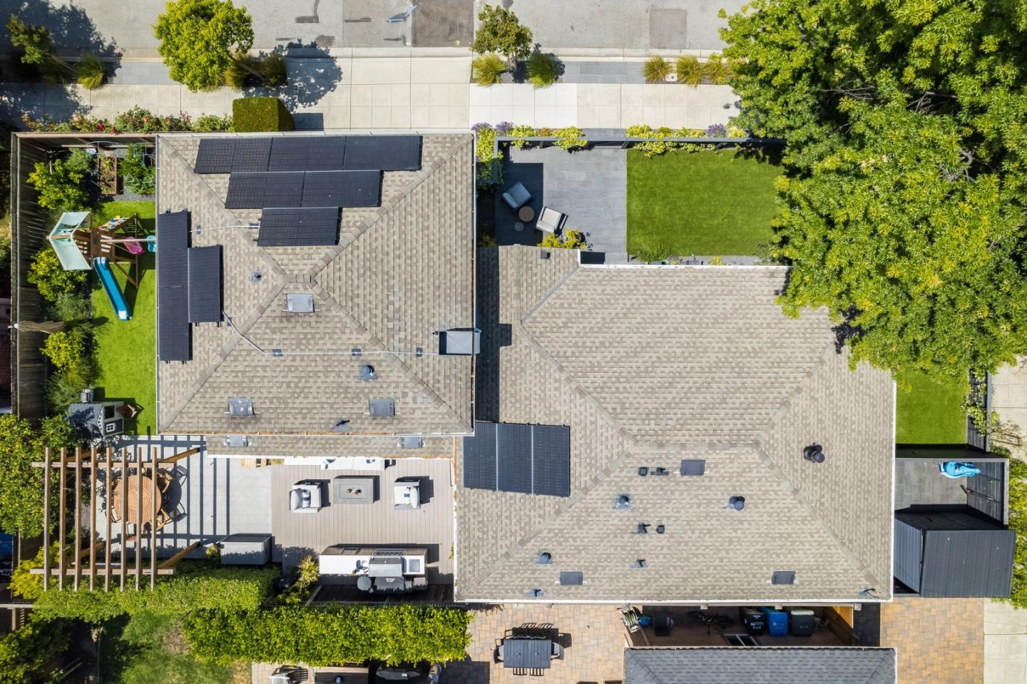 240 Bancroft Road Burlingame, CA 94010 - Photo 41 of 41 an aerial view of multiple houses with outdoor space