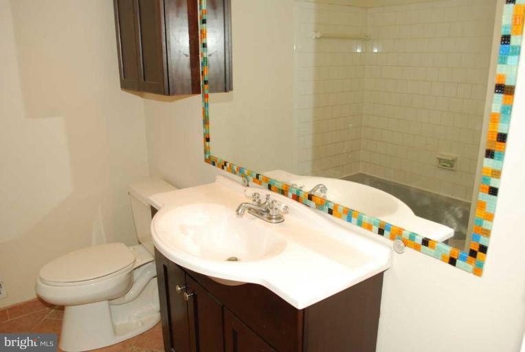 1904 Old Stage Road Alexandria, VA 22308 - Photo 18 of 21 a bathroom with a sink a toilet and mirror