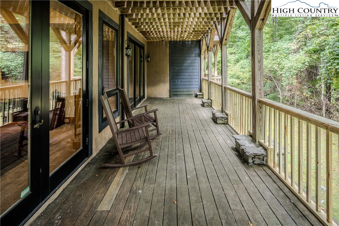 161 Hump View Trail Banner Elk, NC 28604 - Photo 27 of 50 a view of balcony with a patio