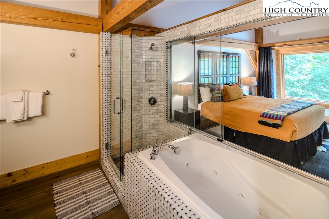 161 Hump View Trail Banner Elk, NC 28604 - Photo 44 of 50 a room with pool table and windows