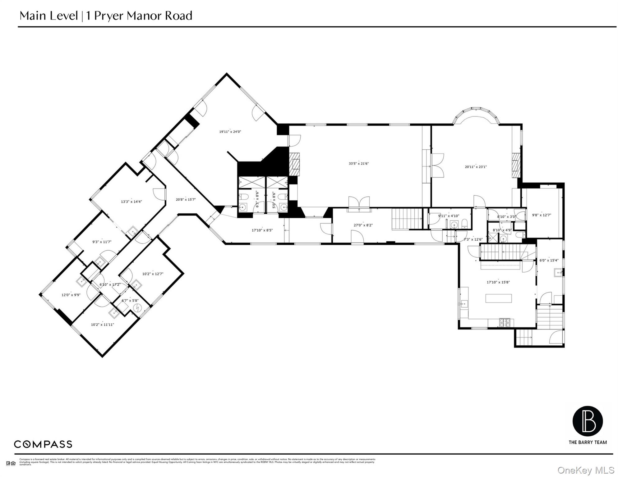 1 Pryer Manor Road Larchmont, NY 10538 - Photo 11 of 12 a picture of a floor plan