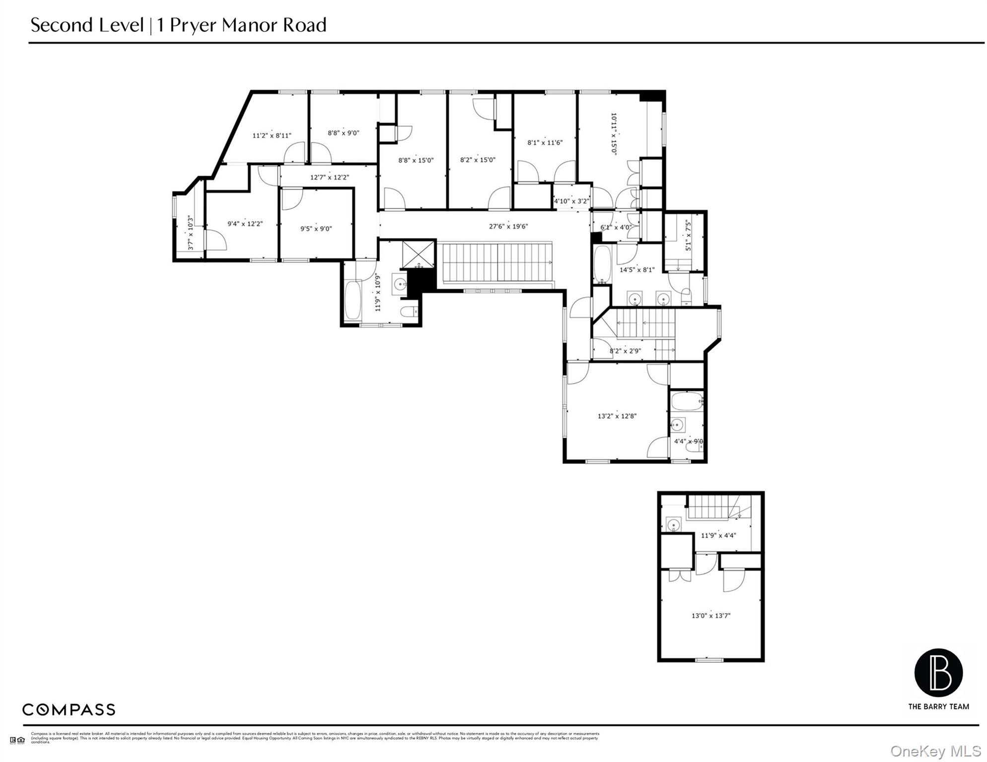 1 Pryer Manor Road Larchmont, NY 10538 - Photo 6 of 12 a picture of a floor plan