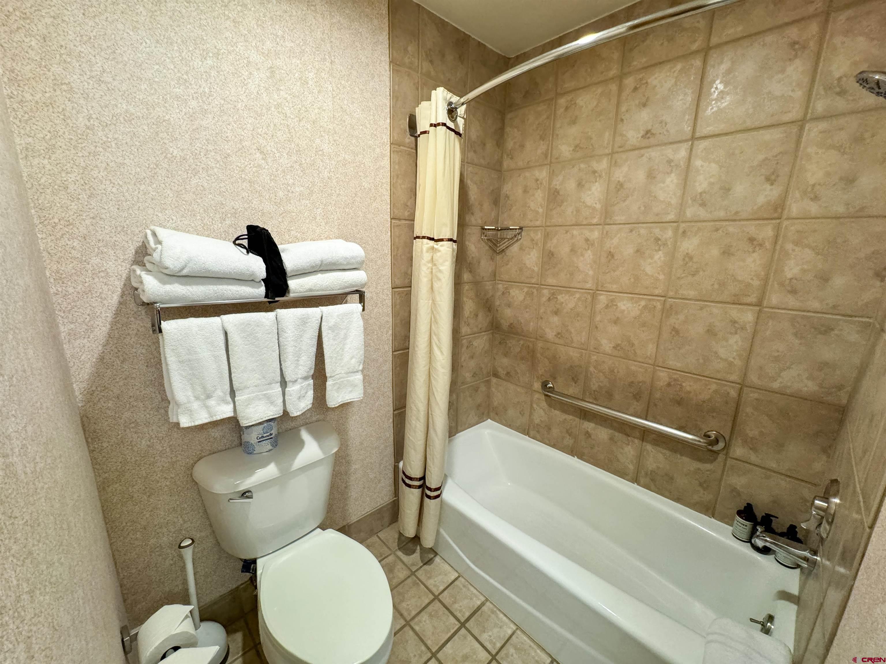 6 Emmons Road, Unit 181 Crested Butte, CO 81225 - Photo 14 of 25 a bathroom with a toilet bathtub and shower