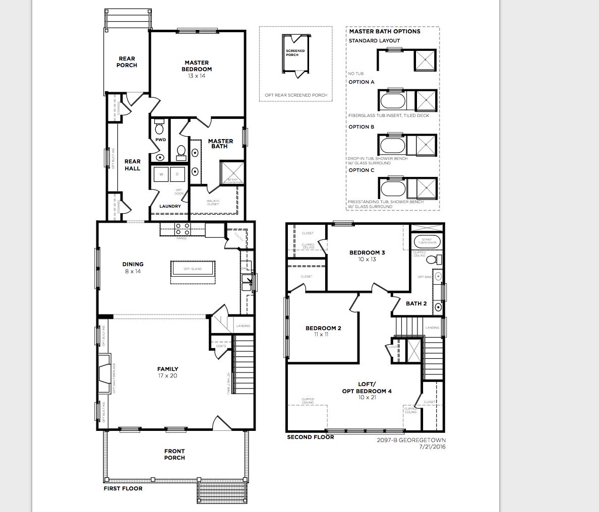 1608 Cranes Nest Road Mount Pleasant, SC 29466 - Photo 17 of 17 Floor Plan