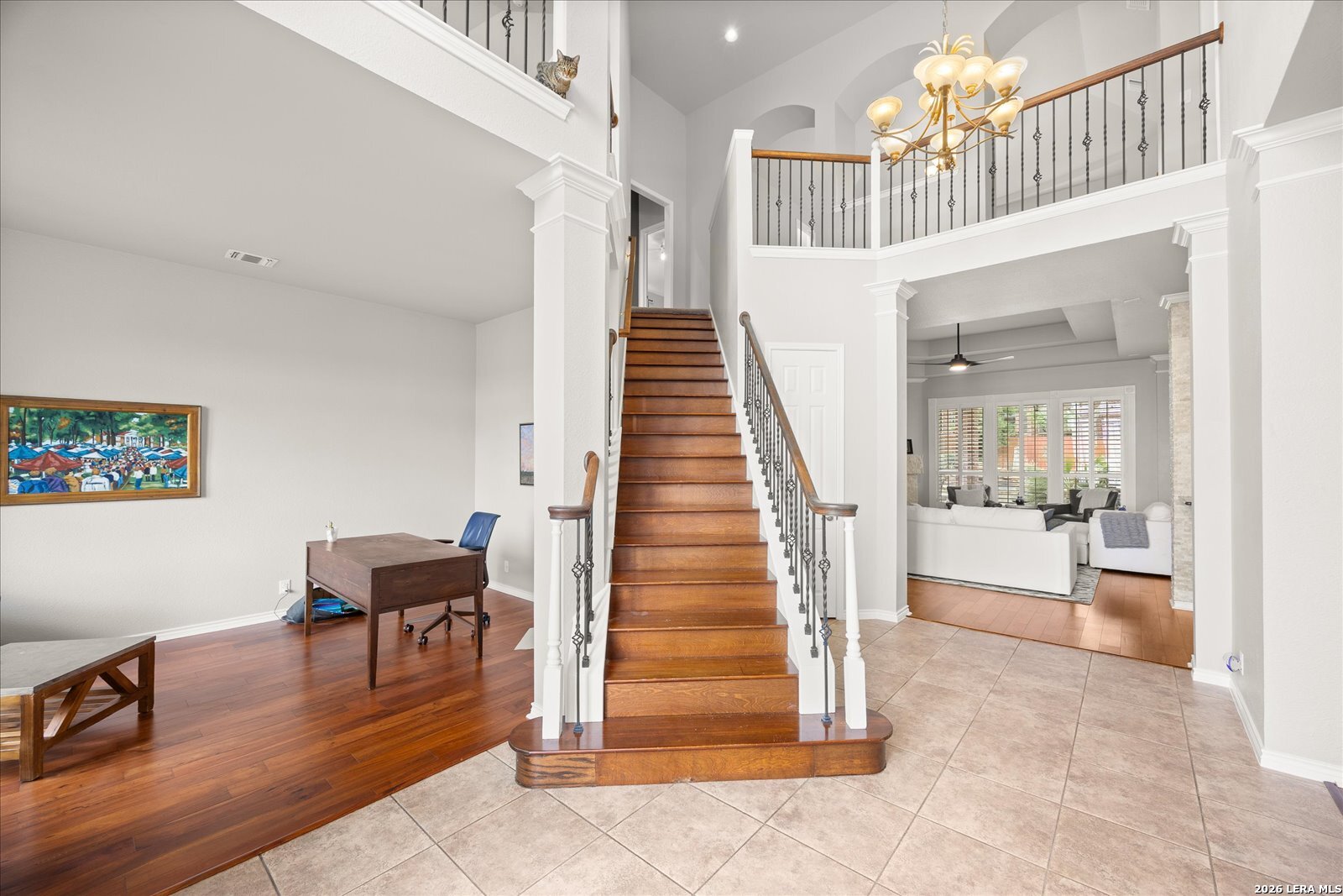 8718 Timberland Trail Fair Oaks Ranch, TX 78015 - Photo 5 of 50 a view of entryway and hall with dining room