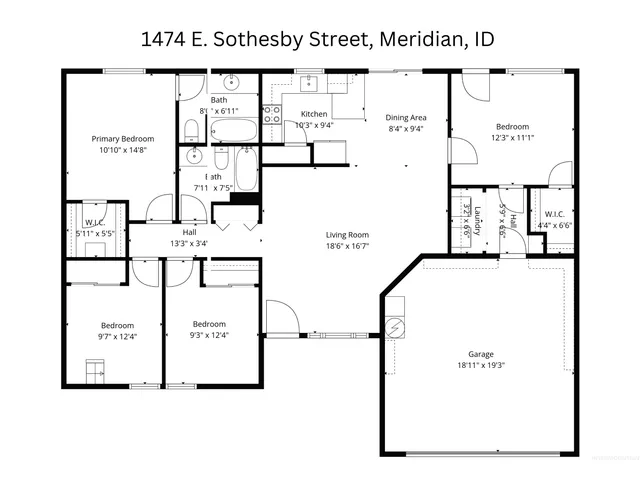 $415,000 | 1474 East Sothesby Street, Meridian, ID 83642