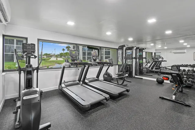 a view of a lake with a big yard