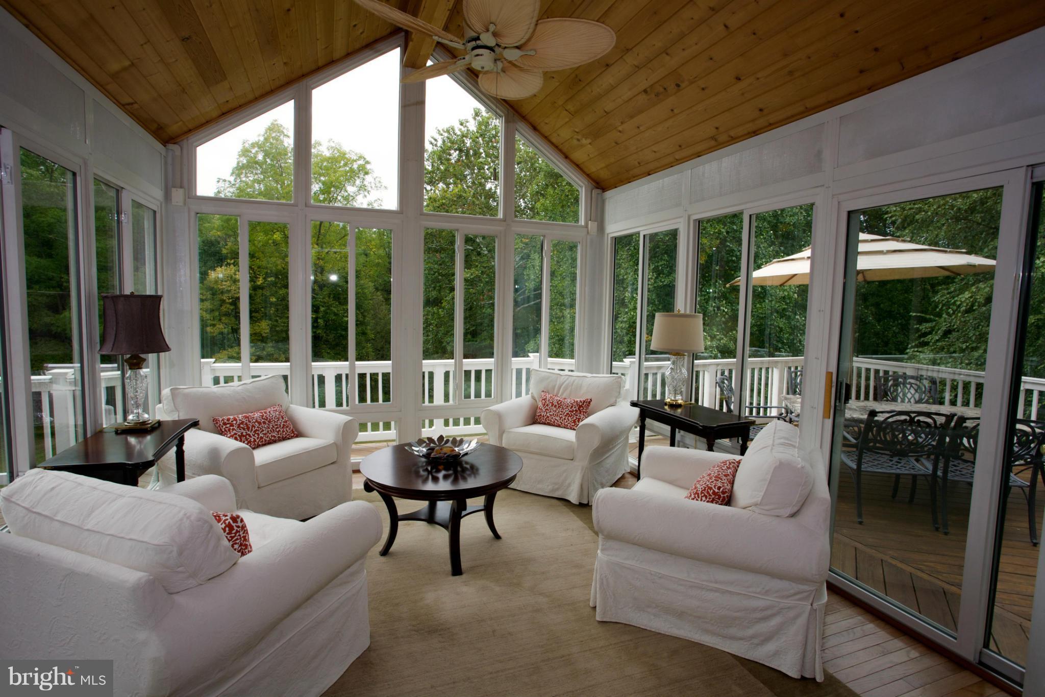18687 Canby Road Leesburg, VA 20175 - Photo 4 of 30 Stunning sunroom surround by rear decks