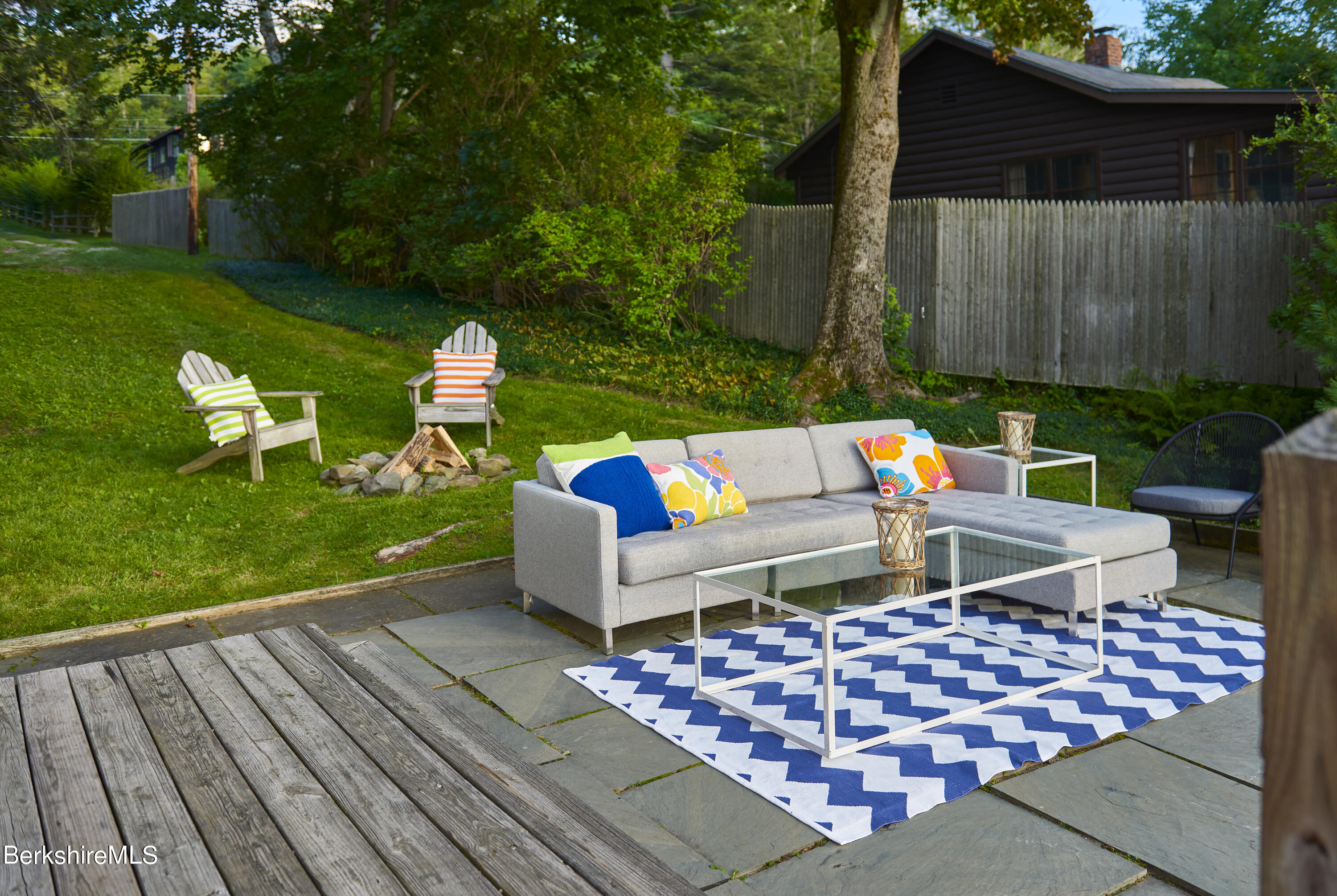 23 Mahkeenac Road Stockbridge, MA 01262 - Photo 7 of 37 a view of an outdoor sitting area with furniture