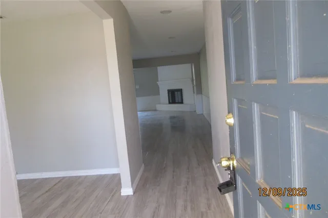 wooden floor in a gallery