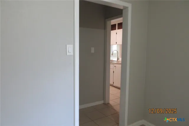 a view of an entryway door