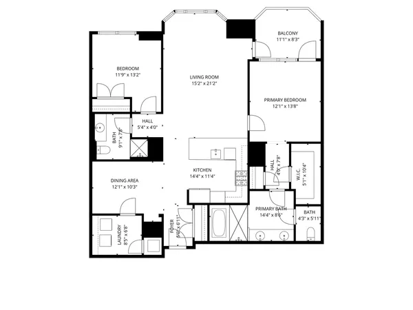 $9,700 | 2550 North Lakeview Avenue, Unit 2205, Chicago, IL 60614