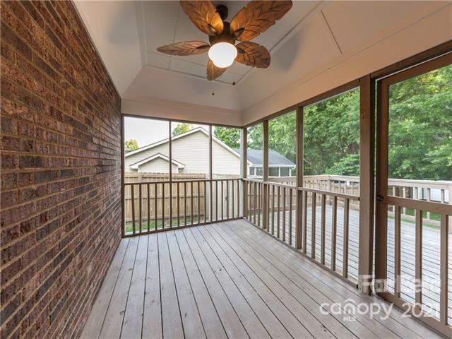1347 Mistletoe Ridge Place Northwest Concord, NC 28027 - Photo 28 of 34 a view of a balcony with wooden floor