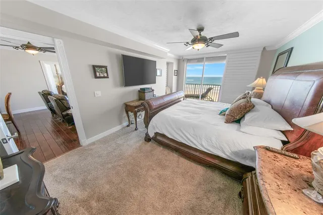 a view of outdoor space and ocean view