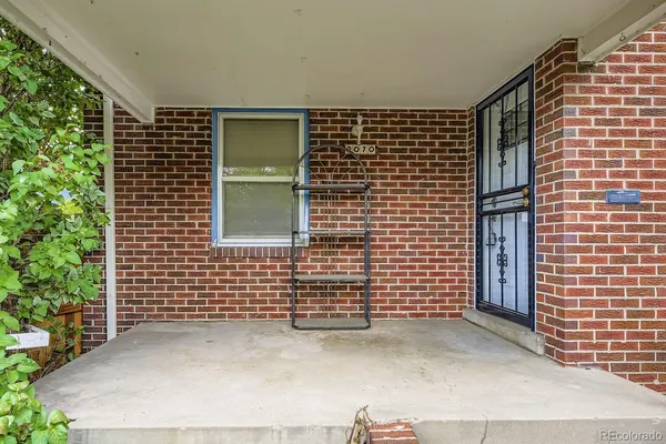 a view of brick wall