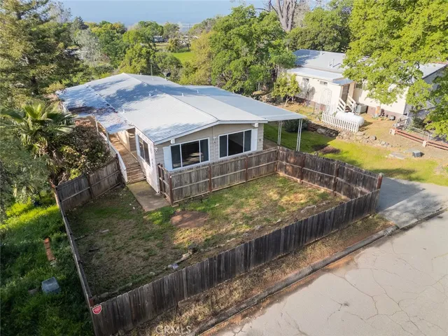 a house with a outdoor space