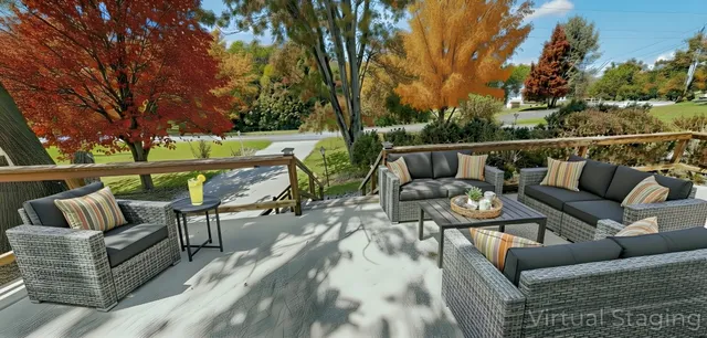 a bathroom with a tub and shower