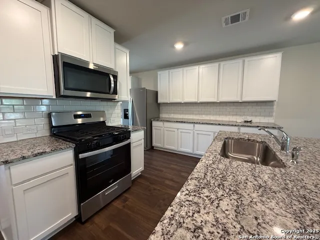 an empty room with a natural light