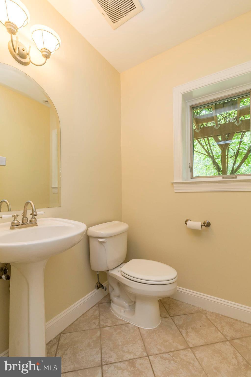 10242 Cliff Mills Road Marshall, VA 20115 - Photo 11 of 30 a bathroom with a sink a toilet and a window