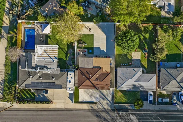 front view of a house with a street