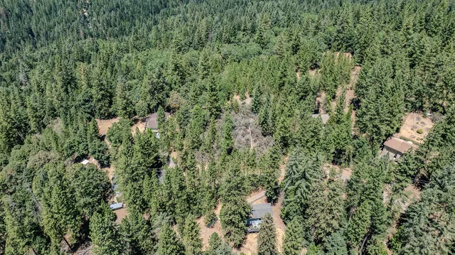 a view of a lake with a mountain