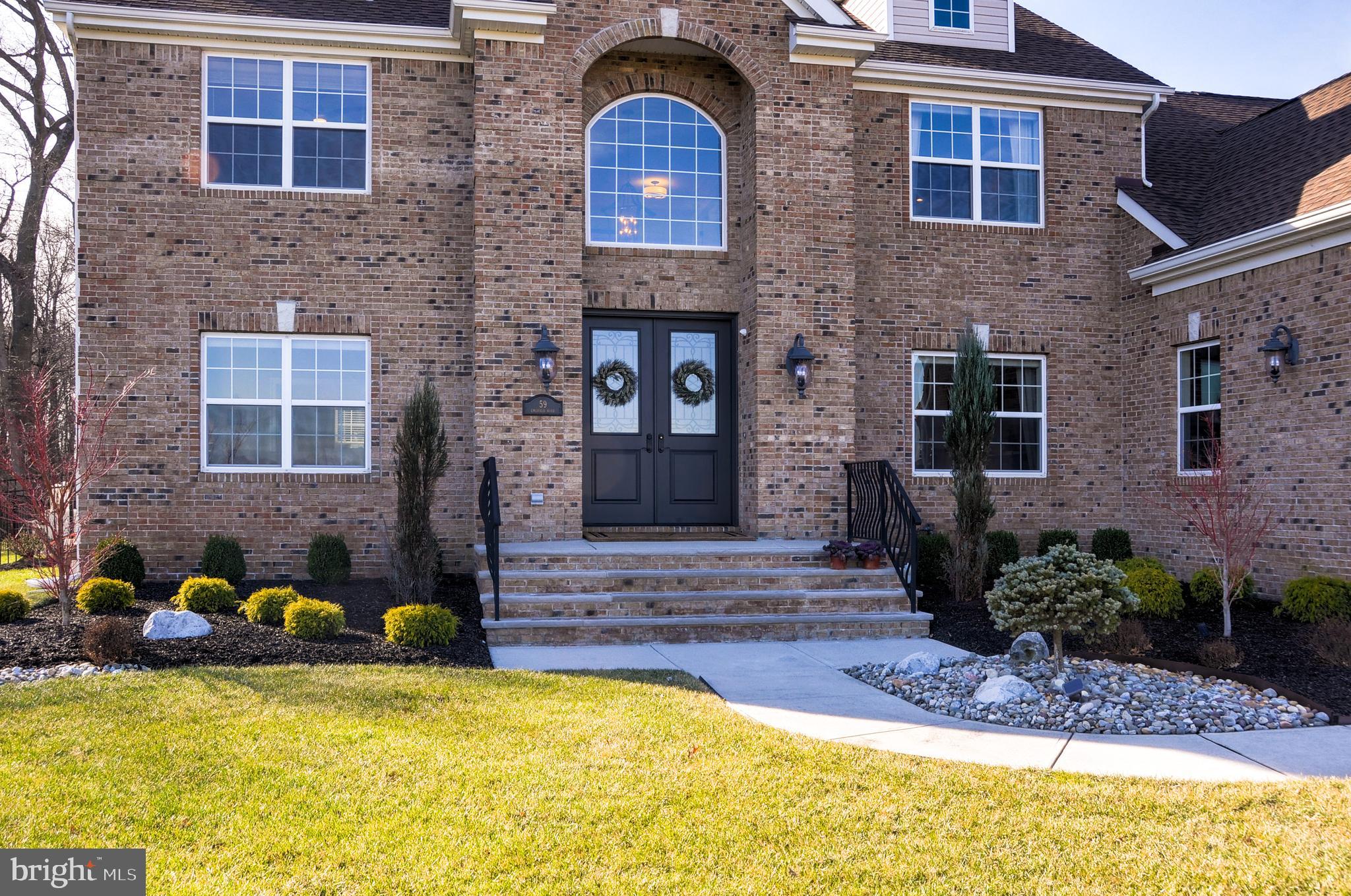 59 Emerald Road Robbinsville, NJ 08691 - Photo 2 of 55 Walkway and Front Door